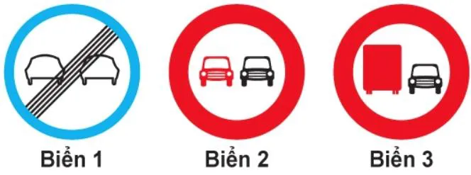 Hình gốc của câu 310: đối chiếu vị trí xe, biển và hướng mũi tên với câu hỏi.