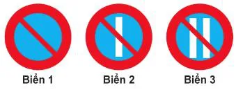 Hình gốc của câu 328: đối chiếu vị trí xe, biển và hướng mũi tên với câu hỏi.