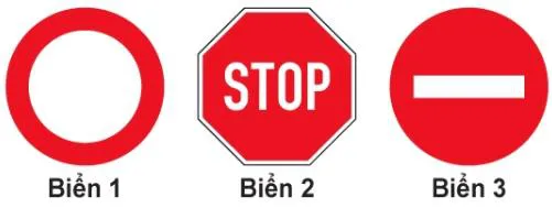 Hình gốc của câu 329: đối chiếu vị trí xe, biển và hướng mũi tên với câu hỏi.