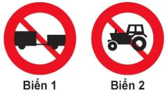 Hình gốc của câu 340: đối chiếu vị trí xe, biển và hướng mũi tên với câu hỏi.