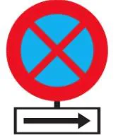 Hình gốc của câu 354: đối chiếu vị trí xe, biển và hướng mũi tên với câu hỏi.