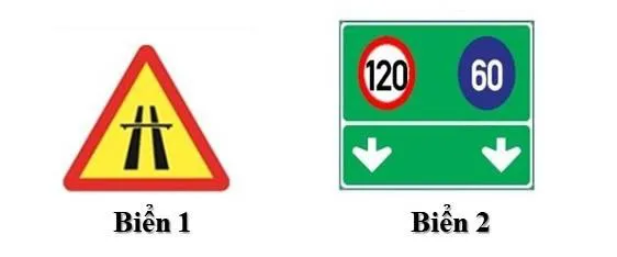 Hình gốc của câu 365: đối chiếu vị trí xe, biển và hướng mũi tên với câu hỏi.