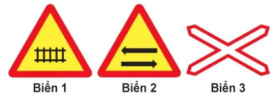 Hình gốc của câu 373: đối chiếu vị trí xe, biển và hướng mũi tên với câu hỏi.