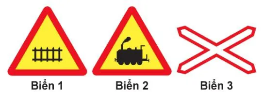 Hình gốc của câu 374: đối chiếu vị trí xe, biển và hướng mũi tên với câu hỏi.