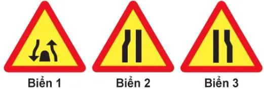 Hình gốc của câu 385: đối chiếu vị trí xe, biển và hướng mũi tên với câu hỏi.