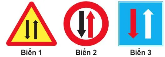 Hình gốc của câu 390: đối chiếu vị trí xe, biển và hướng mũi tên với câu hỏi.