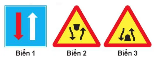 Hình gốc của câu 392: đối chiếu vị trí xe, biển và hướng mũi tên với câu hỏi.