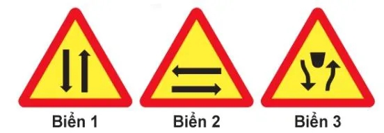 Hình gốc của câu 393: đối chiếu vị trí xe, biển và hướng mũi tên với câu hỏi.