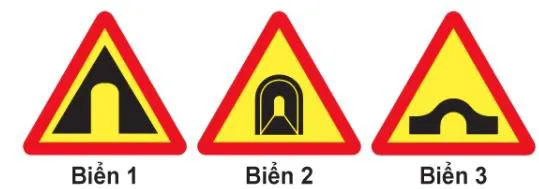 Hình gốc của câu 400: đối chiếu vị trí xe, biển và hướng mũi tên với câu hỏi.
