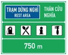 Hình gốc của câu 468: đối chiếu vị trí xe, biển và hướng mũi tên với câu hỏi.