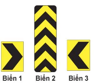 Hình gốc của câu 473: đối chiếu vị trí xe, biển và hướng mũi tên với câu hỏi.