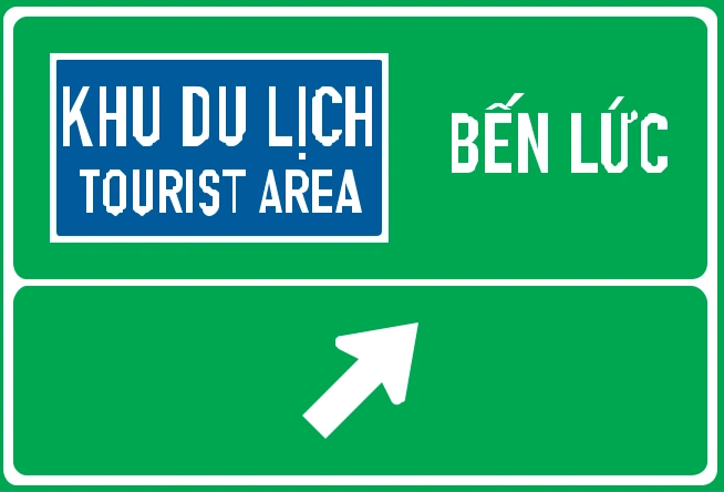 Biển số IE.459 chỉ dẫn đến khu tham quan, du lịch