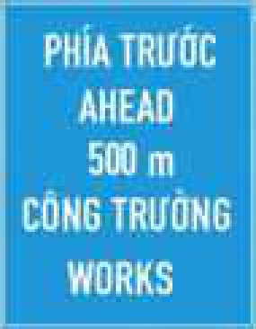 Báo hiệu phía trước có công trường thi công