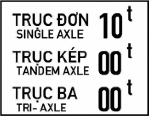 Tải trọng trục hạn chế qua cầu